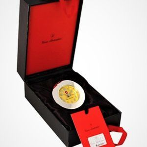 Lamborghini Silver Collection Italian Desk Alarm Clock L022 in Presentation Box